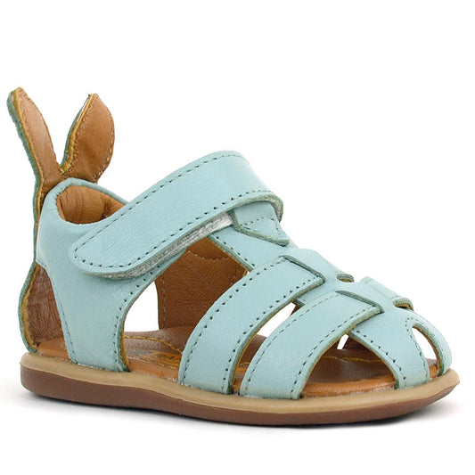 Mooie echt leren sandalen met schattige oortjes